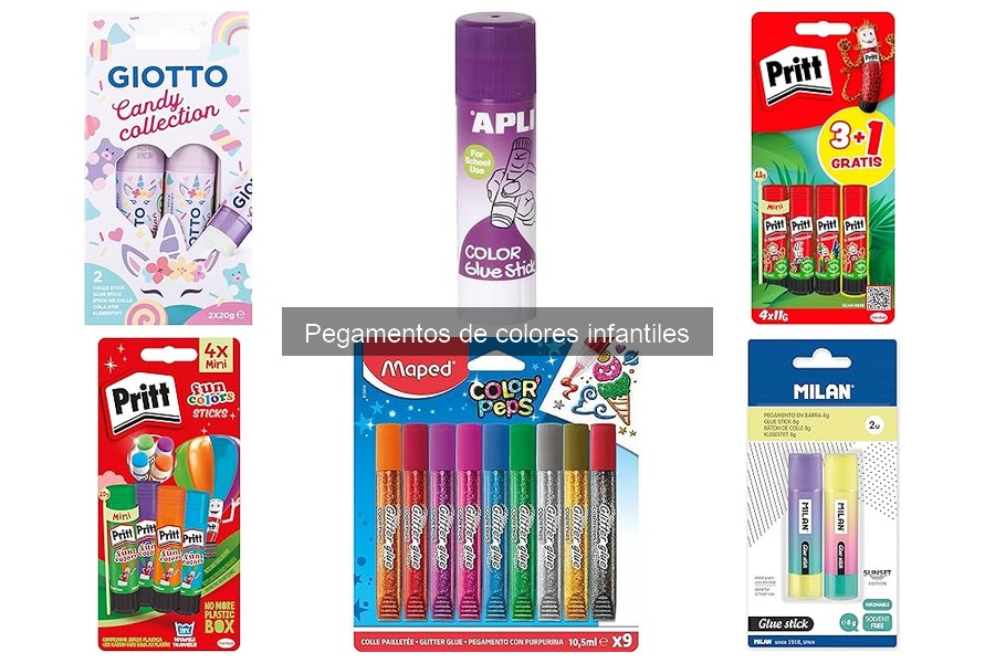 Mejores marcas de pegamento de colores infantiles