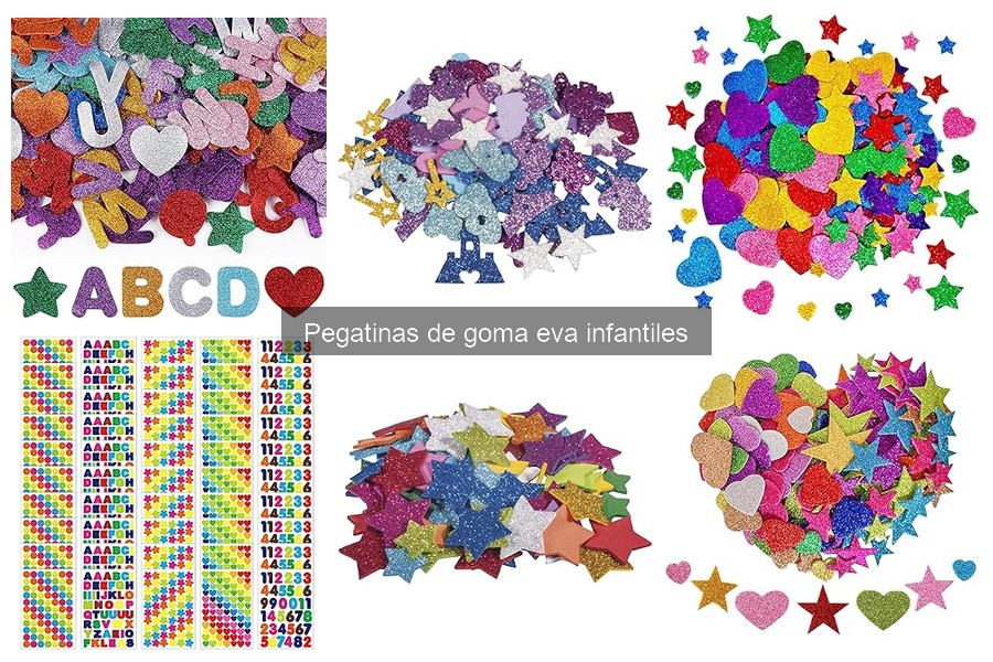 Mejores marcas de pegatinas de goma eva infantiles