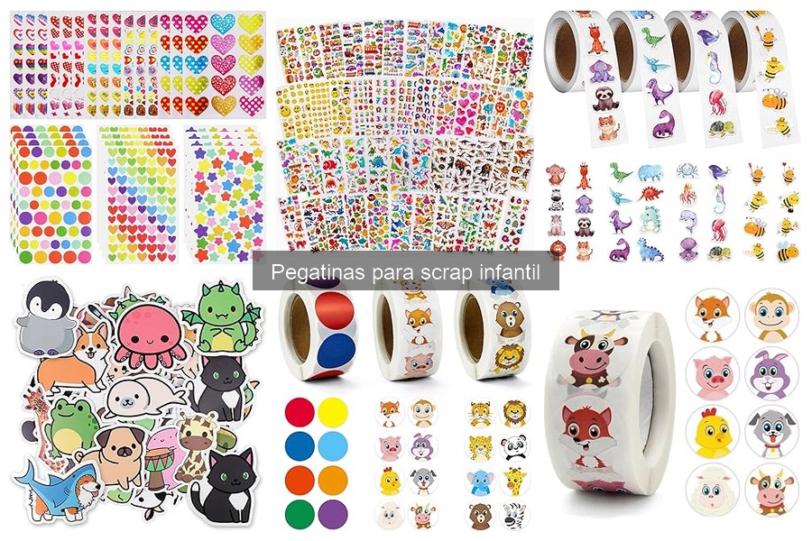 Mejores marcas de pegatinas para scrap infantil en 2023
