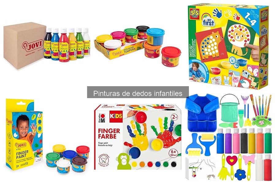 Mejores marcas de pinturas de dedos para niños en 2023