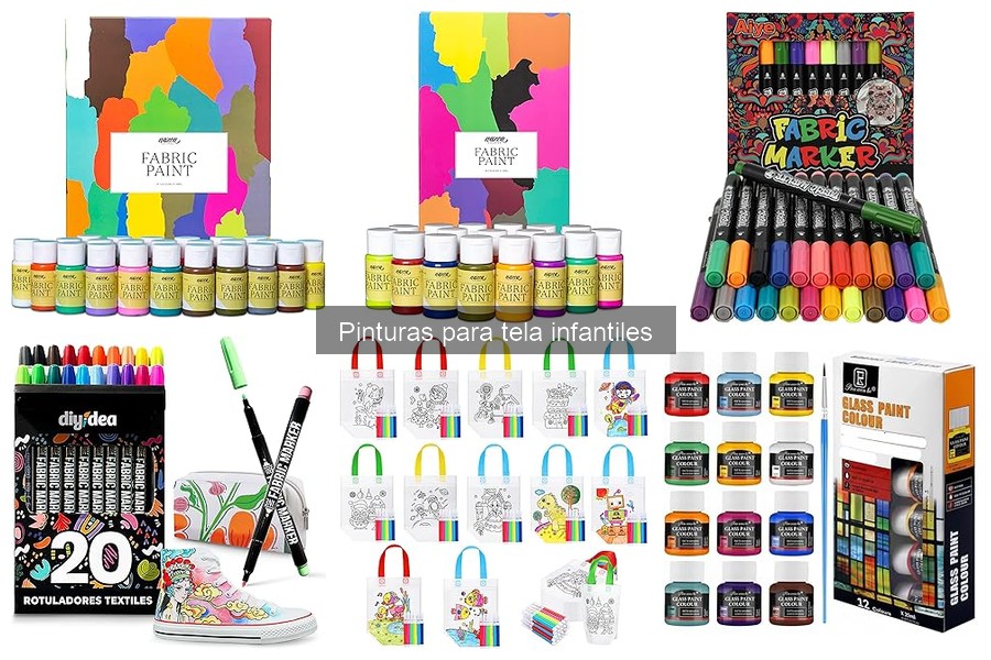 Mejores marcas de pinturas para tela infantiles en 2023
