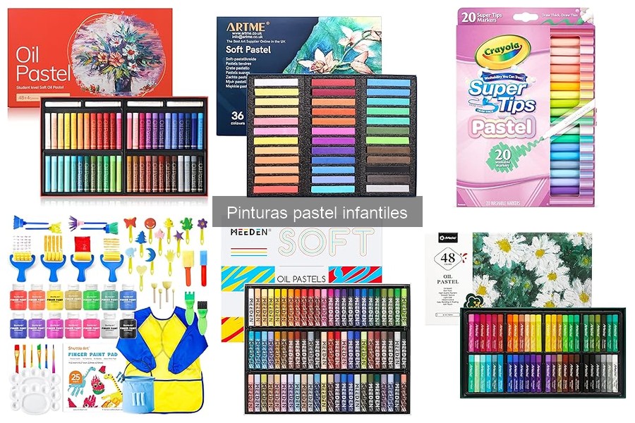 Mejores marcas de pinturas pastel infantiles para manualidades