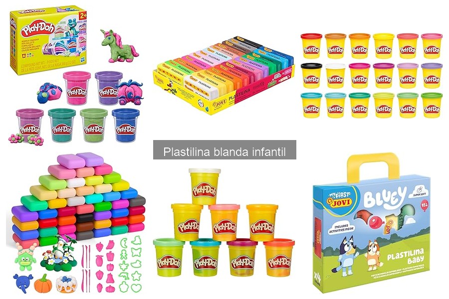 Mejores marcas de plastilina blanda para niños en 2023