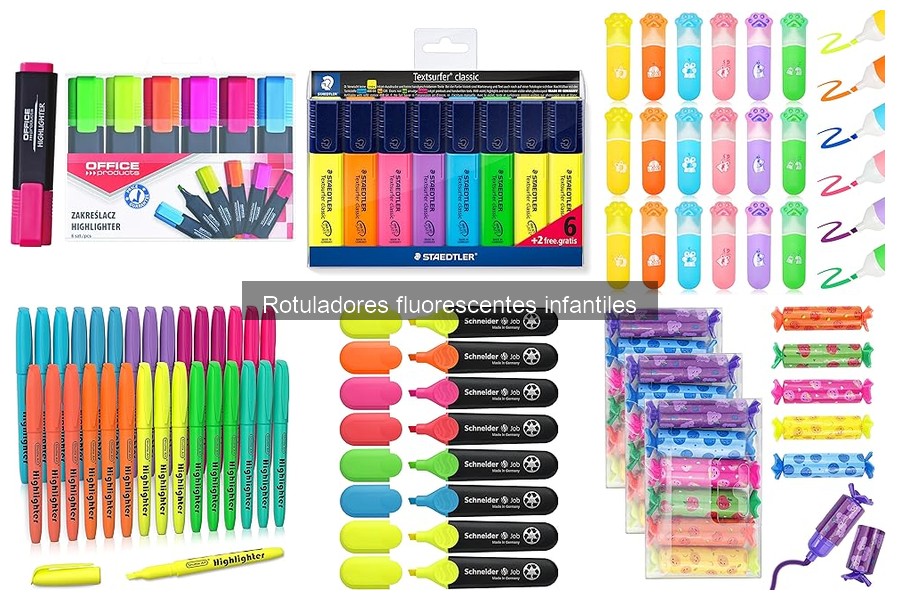 Mejores marcas de rotuladores fluorescentes infantiles 2023