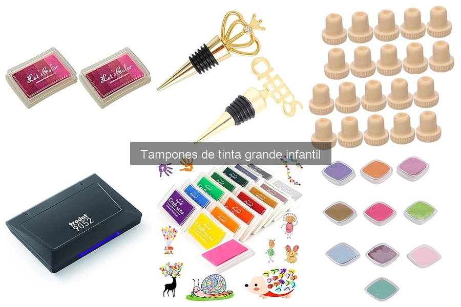 Mejores marcas de tampones de tinta grande infantil