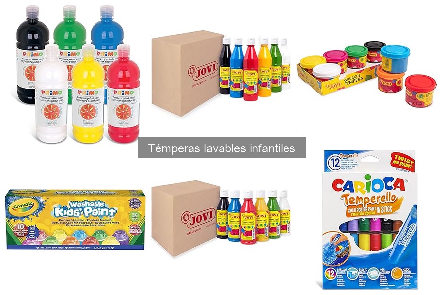 Mejores marcas de témperas lavables infantiles para comprar