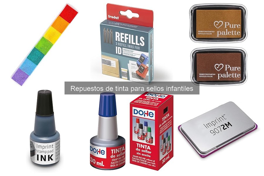Mejores marcas de tinta para sellos infantiles en 2023