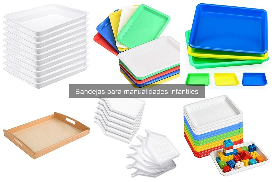 Mejores ofertas en bandejas para manualidades infantiles