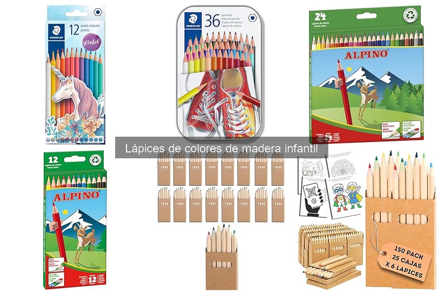 Mejores ofertas en lápices de colores de madera para niños