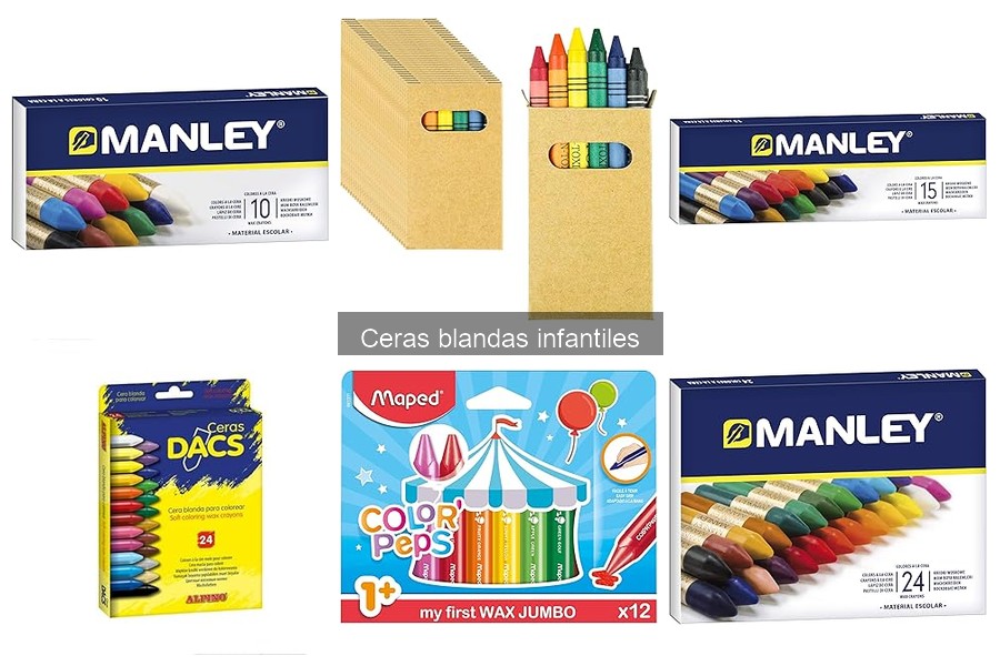 Mejores ofertas y precios de ceras blandas infantiles