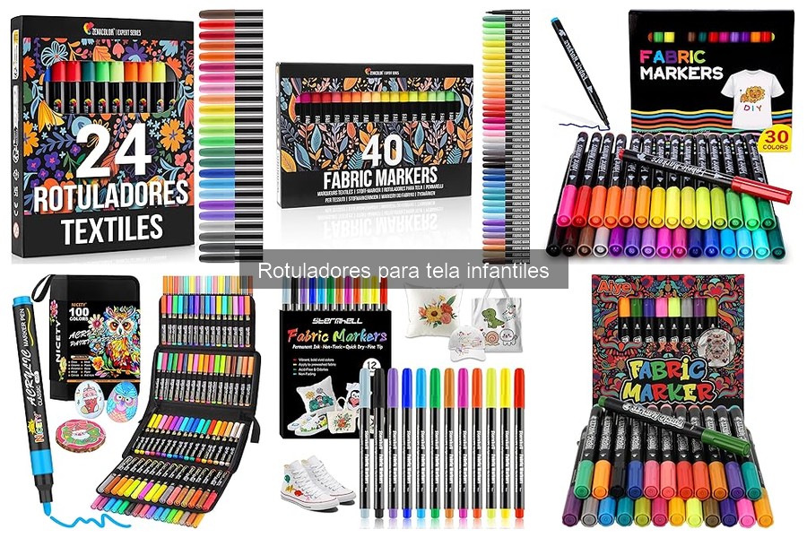 Mejores ofertas y precios de rotuladores para tela infantiles