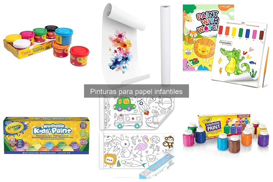Mejores papeles para usar con pinturas infantiles
