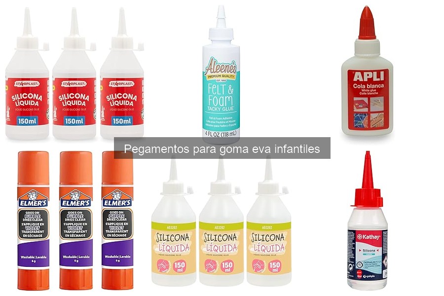 Mejores pegamentos para goma eva en manualidades infantiles