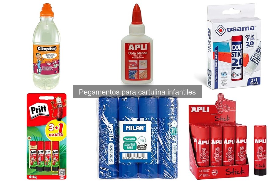 Mejores pegamentos para niños según la edad