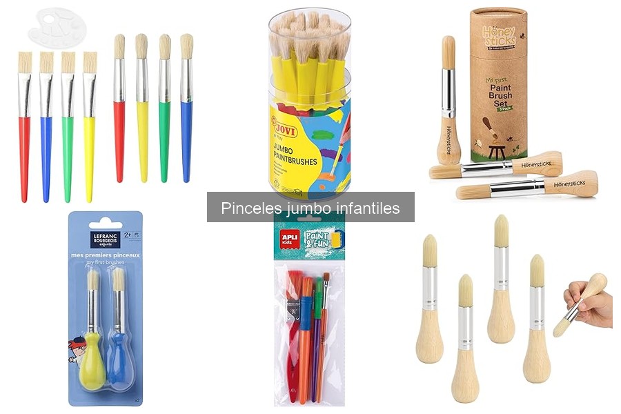 Mejores Pinceles Jumbo Infantiles para Manualidades en Casa