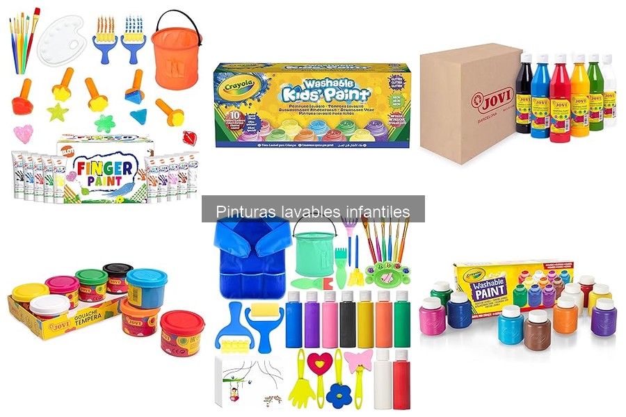 Mejores pinturas lavables infantiles: comparativa y recomendaciones