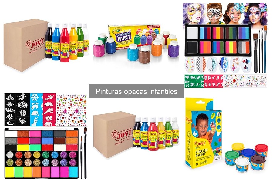 Mejores pinturas opacas infantiles para proyectos escolares