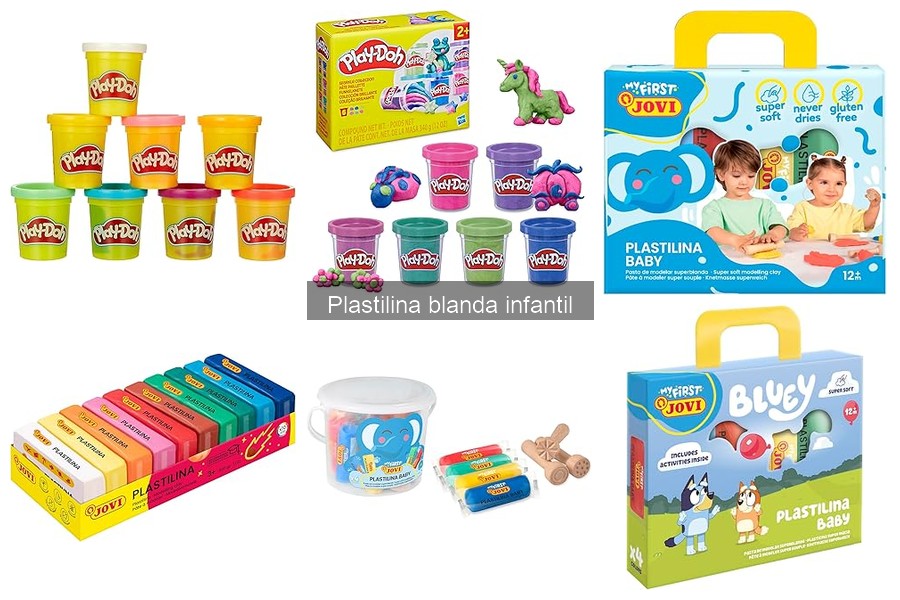 Mejores plastilinas blandas de 2023: comparativa y opiniones