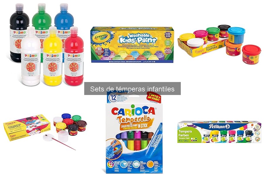 Mejores precios y ofertas en sets de témperas infantiles