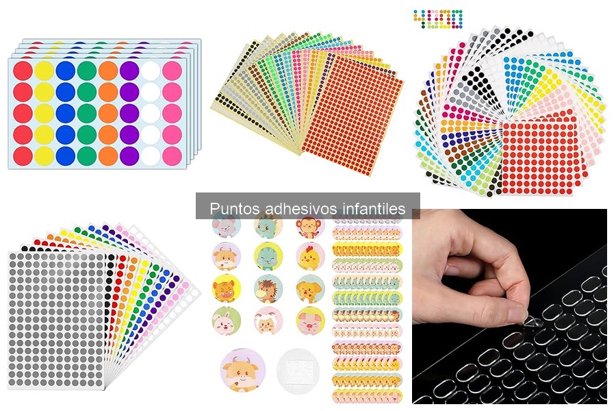 Mejores puntos adhesivos infantiles para manualidades escolares