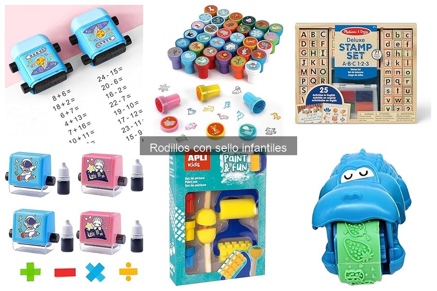 Mejores rodillos con sello para manualidades escolares