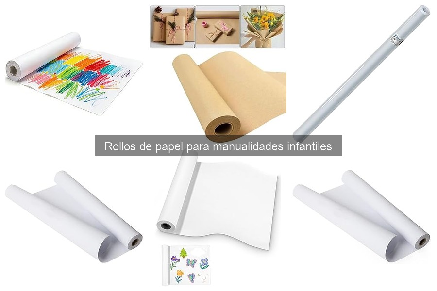 Mejores rollos de papel para manualidades infantiles