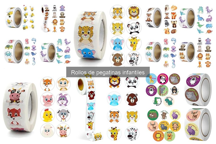 Mejores rollos de pegatinas infantiles para la escuela
