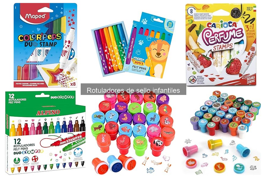 Mejores rotuladores de sello infantiles para manualidades