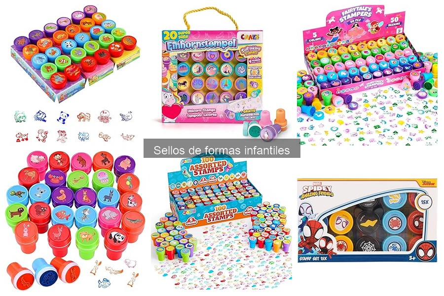 Mejores sellos de formas infantiles: guía de compra