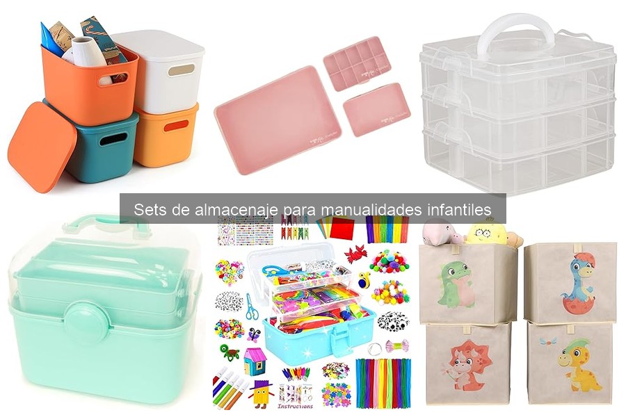 Mejores sets de almacenaje para manualidades infantiles 2023