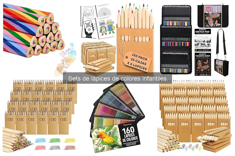 Mejores sets de lápices de colores para actividades escolares