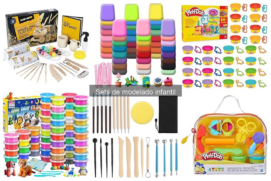 Mejores sets de modelado infantil para 4 a 6 años - Comparativa