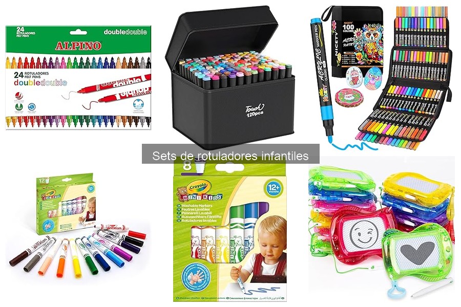 Mejores sets de rotuladores infantiles para niños pequeños