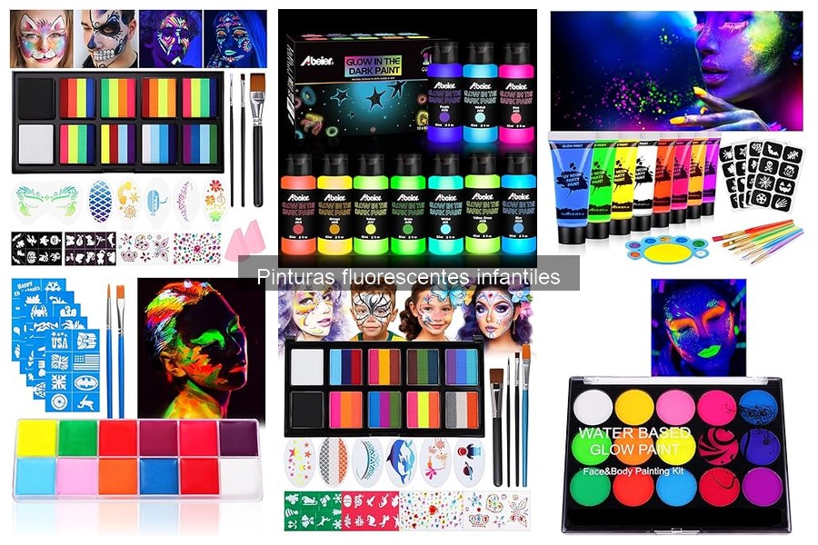 Mejores técnicas para aplicar pinturas fluorescentes infantiles