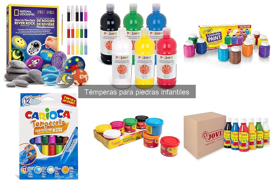Mejores técnicas para pintar piedras con témperas infantiles