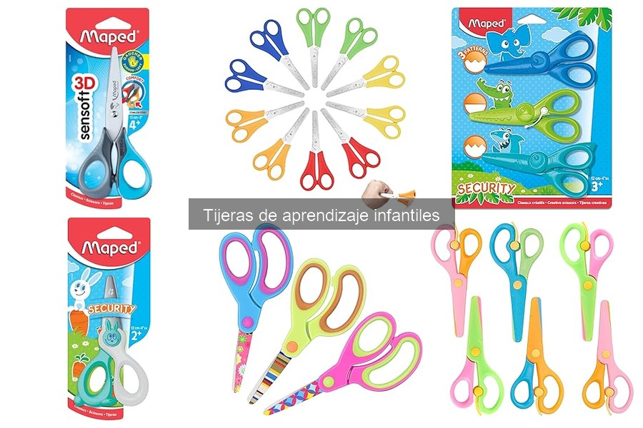 Mejores tijeras de aprendizaje para niños de 3 a 5 años