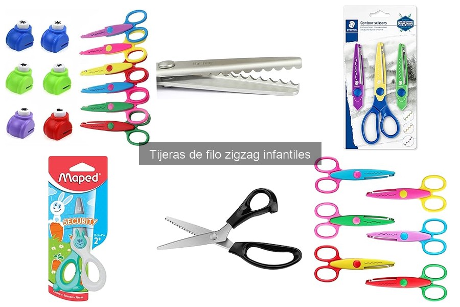Mejores tijeras de filo zigzag infantiles: comparativa 2023