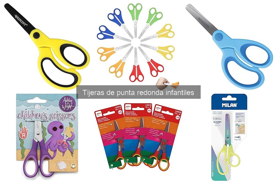 Mejores tijeras de punta redonda para manualidades infantiles