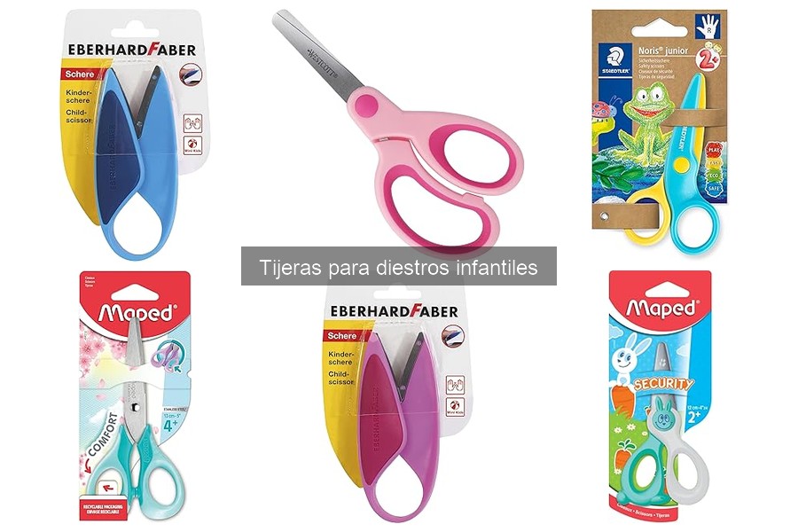 Mejores tijeras para diestros infantiles: guía de compra