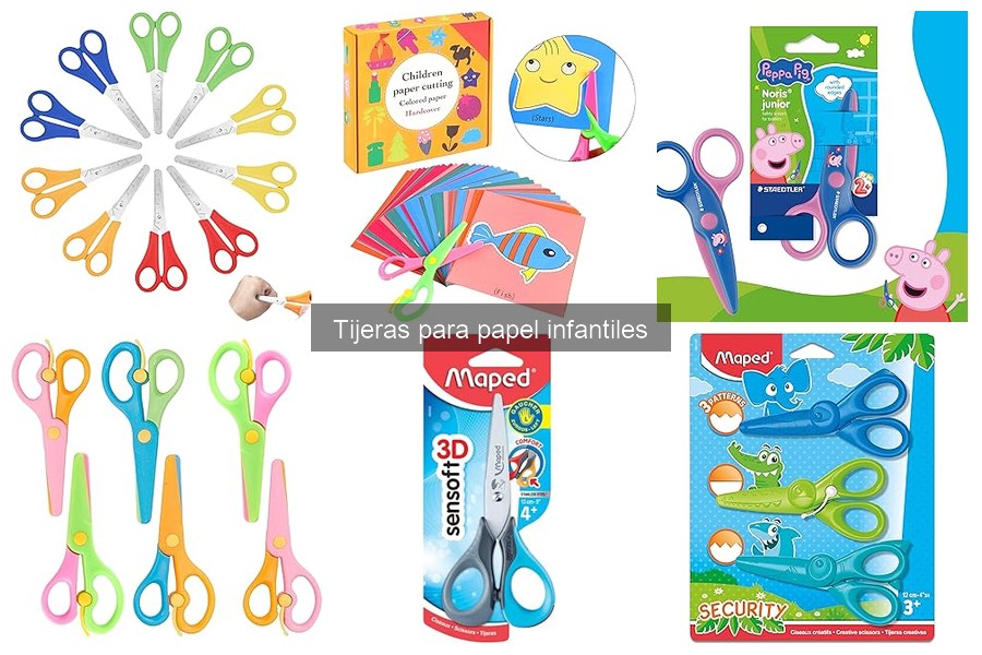 Mejores tijeras para papel infantiles: comparativa y recomendaciones