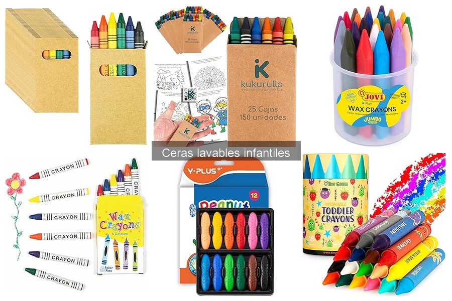 Ofertas en ceras lavables infantiles: ¡ahorra en tus compras!