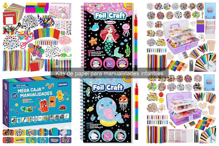 Ofertas en kits de papel para manualidades infantiles