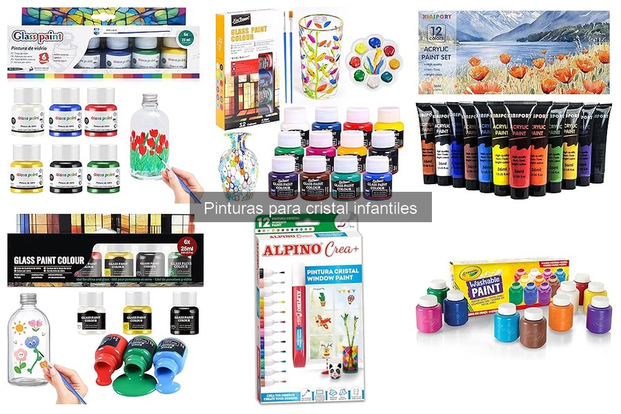 Ofertas en pinturas para cristal infantiles: ¡Descubre descuentos!