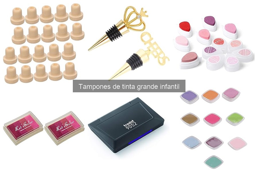 Ofertas en Tampones de Tinta Grande Infantil - Ahorra Hoy