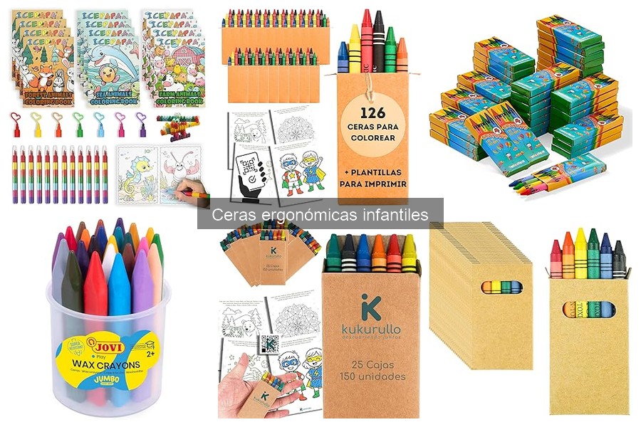 Ofertas imperdibles en ceras ergonómicas infantiles
