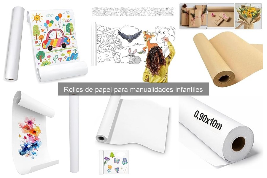Ofertas irresistibles en rollos de papel para manualidades infantiles