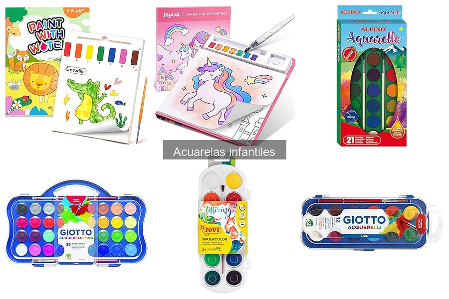 Ofertas y descuentos en acuarelas infantiles para niños