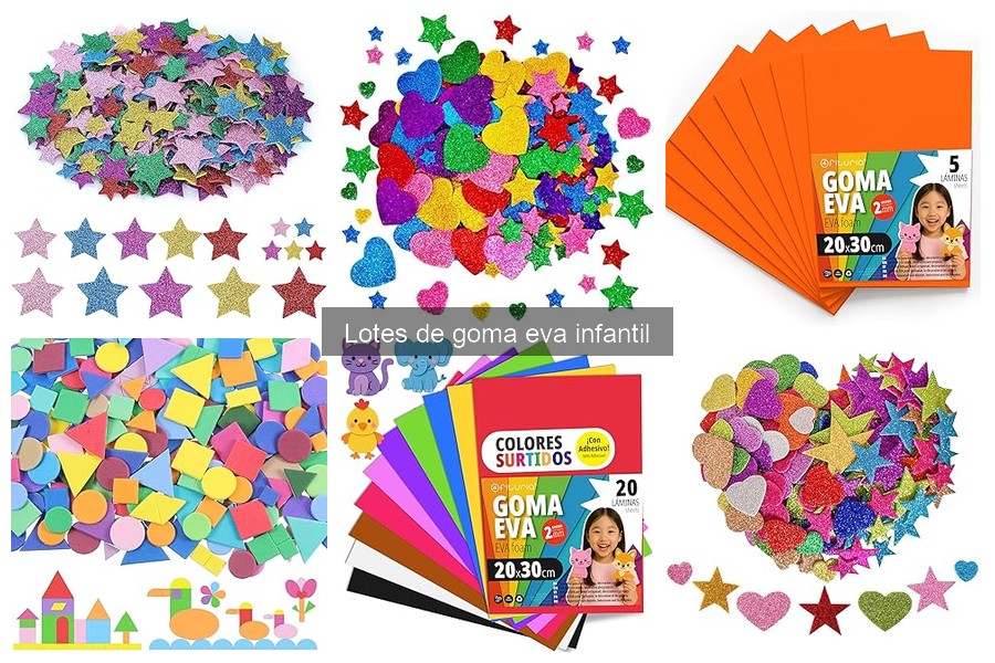 Opiniones de los Mejores Lotes de Goma Eva Infantil