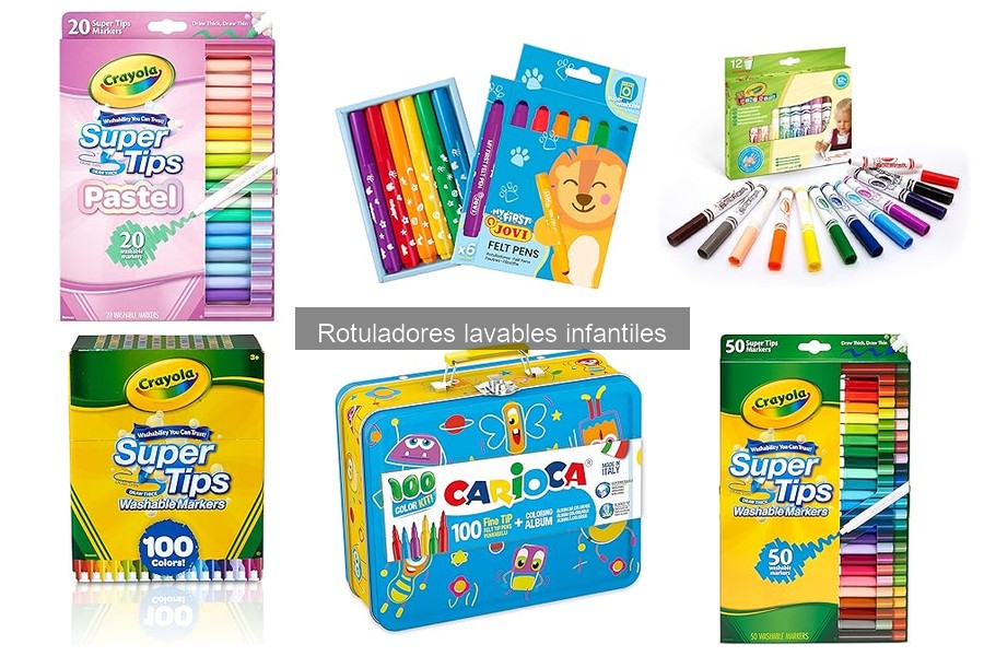 Opiniones de padres sobre rotuladores lavables infantiles