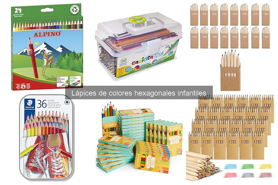 Opiniones sobre lápices de colores hexagonales infantiles